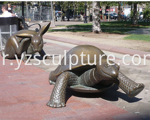 Bronze Turtle Sculpture 